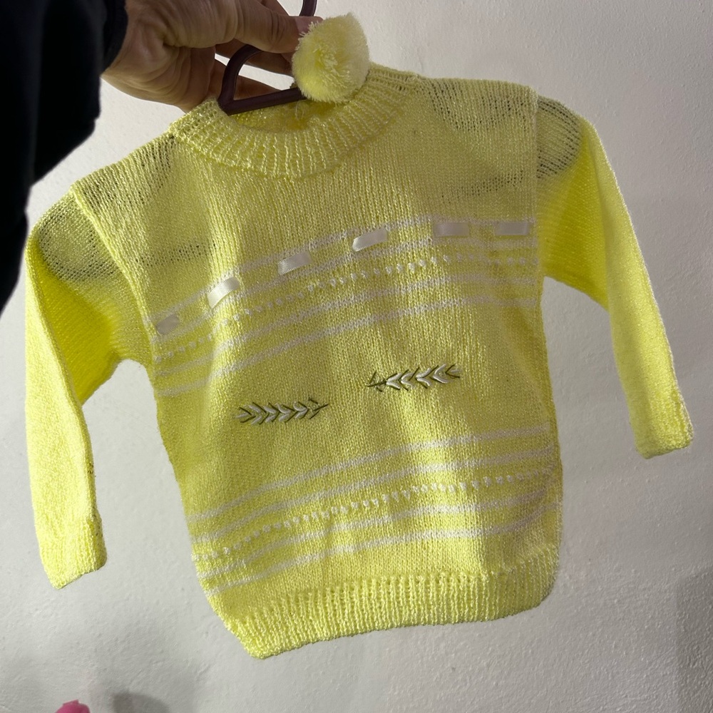 Yellow Knit Sweater